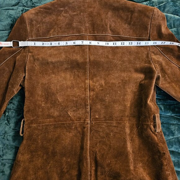 Brown Suede Blazer - Picture 8 of 9
